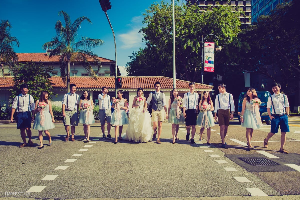 Wedding Photography Singapore Outdoor Shoot