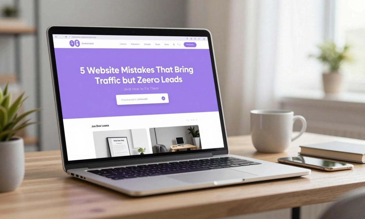5 Website Mistakes That Get Clicks, Not Leads - Three Sixty Vue Blog