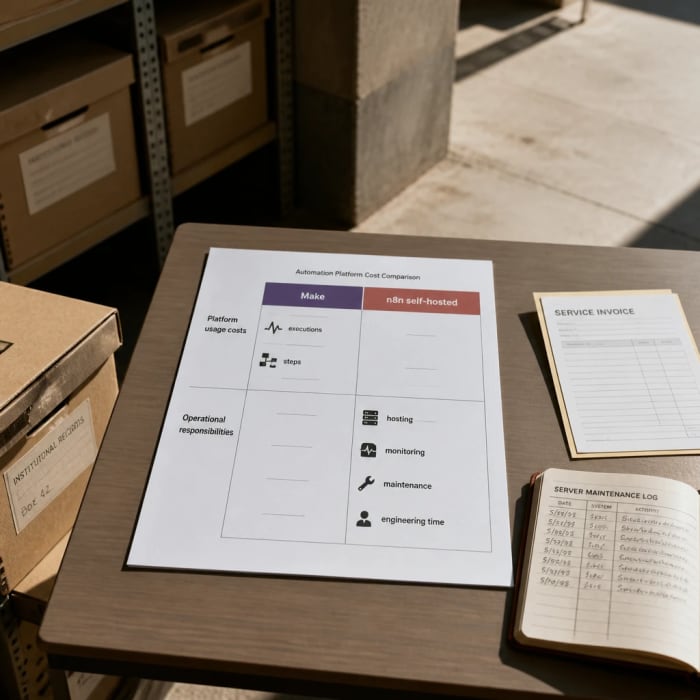 Make vs n8n: Which Platform Fits a Custom Operations Workflow? — square