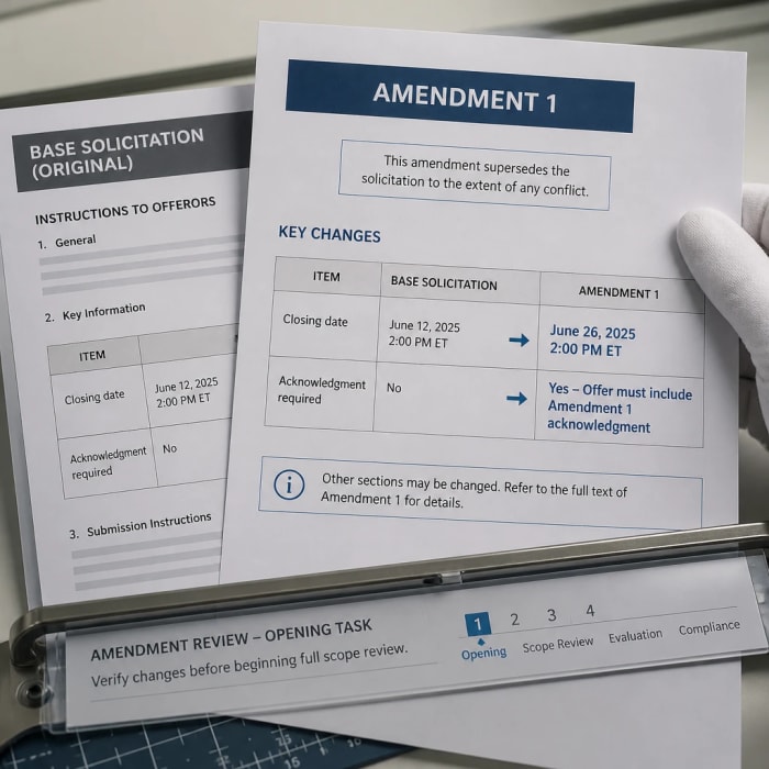What to Look for in the First 15 Minutes of a Solicitation Review — square