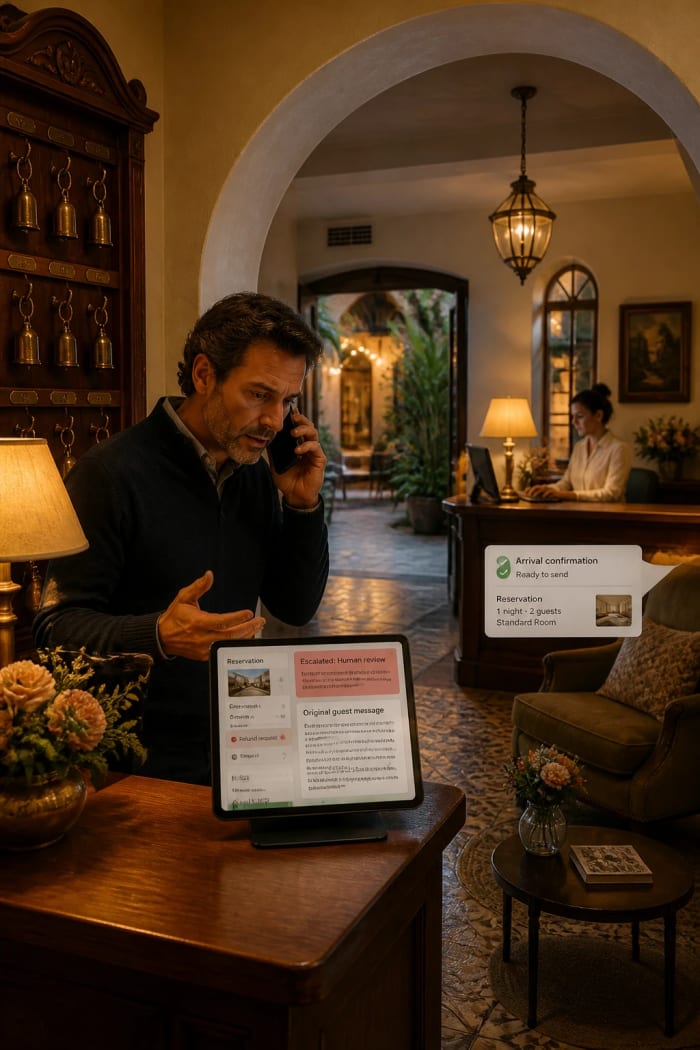 How Small Businesses Use AI to Replace Daily Tasks — portrait