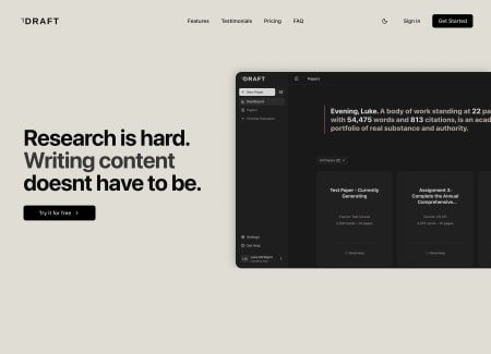 1Draft Platform - Web Design Portfolio | Three Sixty Vue