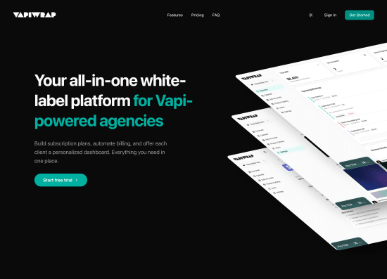 VapiWrap - Voice API Platform Portfolio | Three Sixty Vue