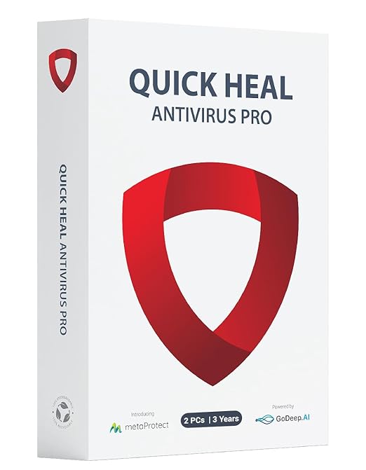 QUICK HEAL 2PCS 3YEARS ANTIVIRIUS