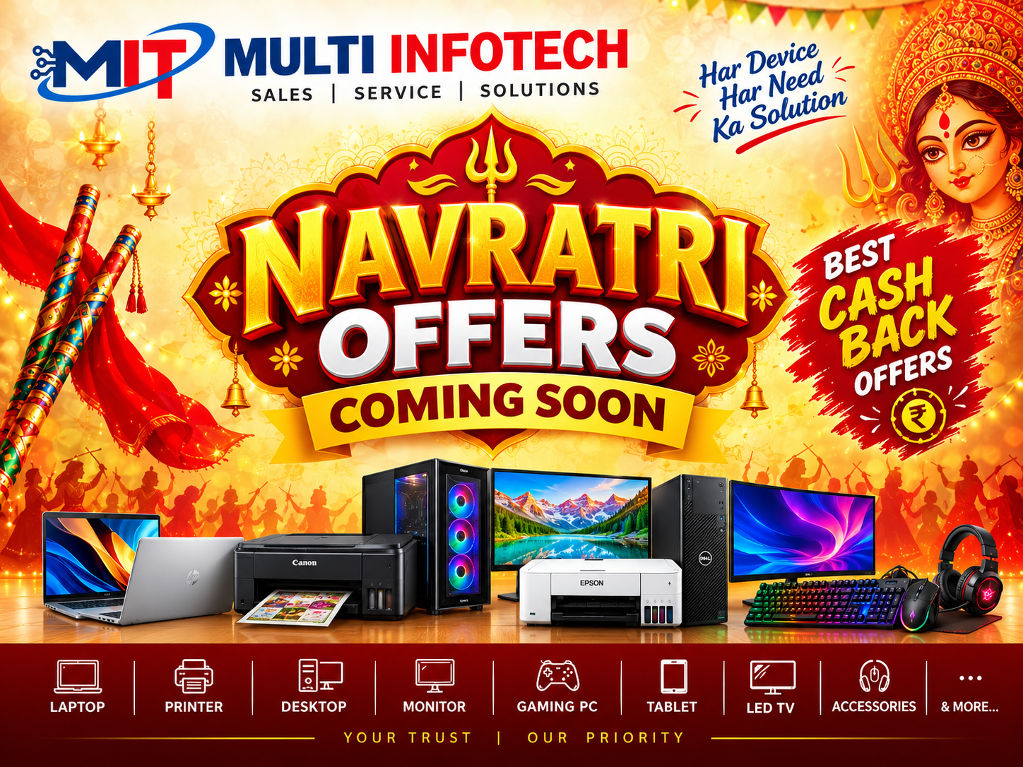 NAVRATRI SPECIAL — LAPTOP CASHBACK