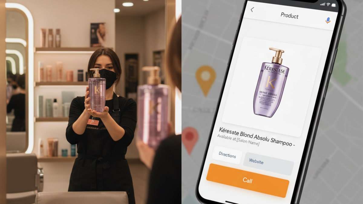 Selling Salon Products on Your Google Business Profile
