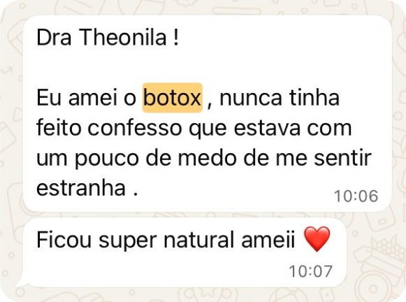 Feedback Dra. Theonila