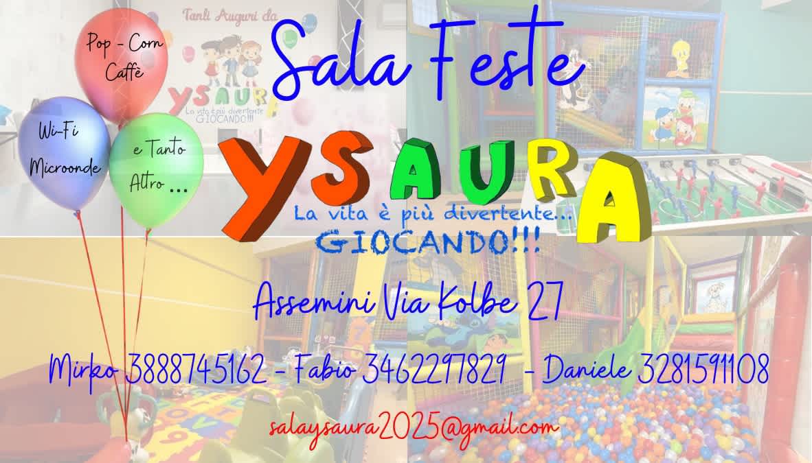 Ysaura sala feste Assemini