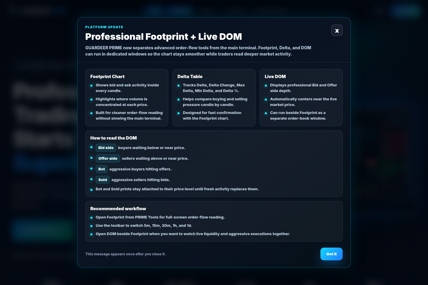 Screenshot of Guardeer Prime