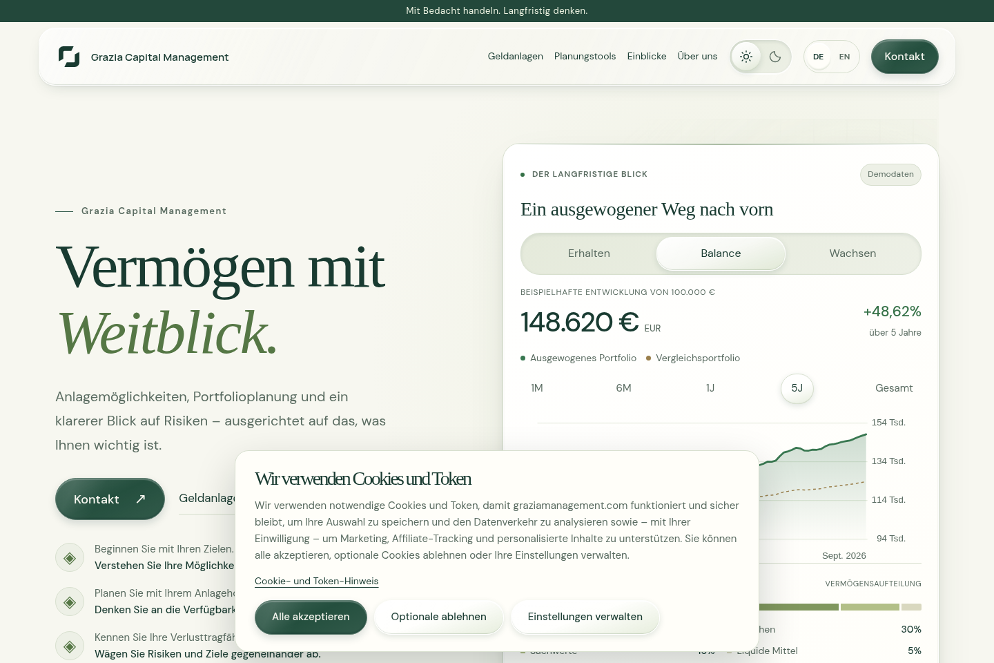 Screenshot of Graziamanagement