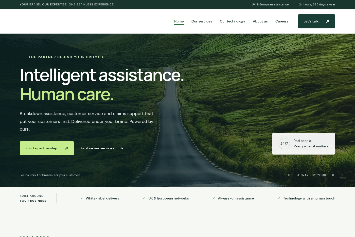 Screenshot of Callassists