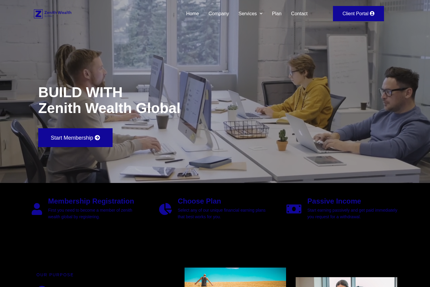 Screenshot of Zenithwealthglobals