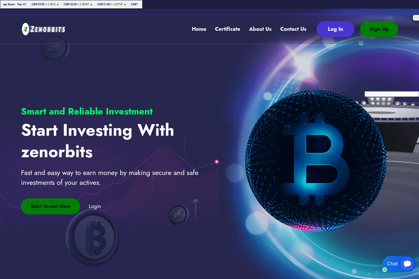 Screenshot of Zenorbit