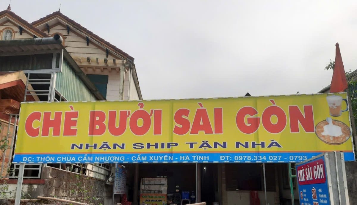 Chè Bưởi Sài Gòn - Quán chè tuổi thơ giải nhiệt mùa hè tại Thiên Cầm