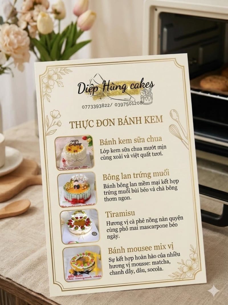 BÁNH SINH NHẬT DIỆP HÙNG