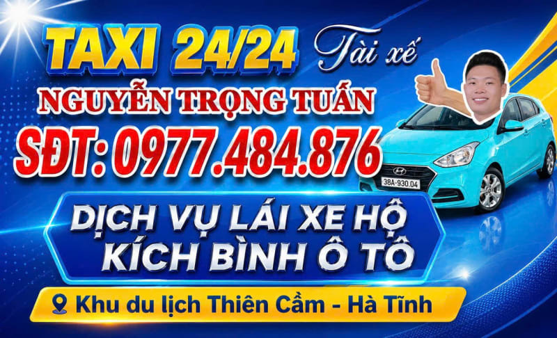 TAXI TUẤN SƠN BÃI BIỂN THIÊN CẦM