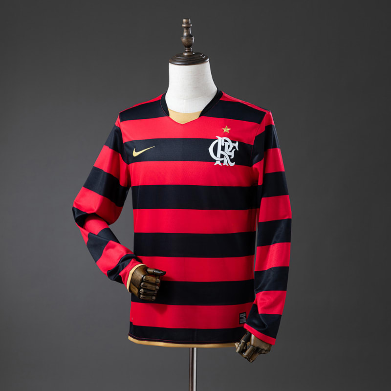 Flamengo 08-09 manga larga imagen 3