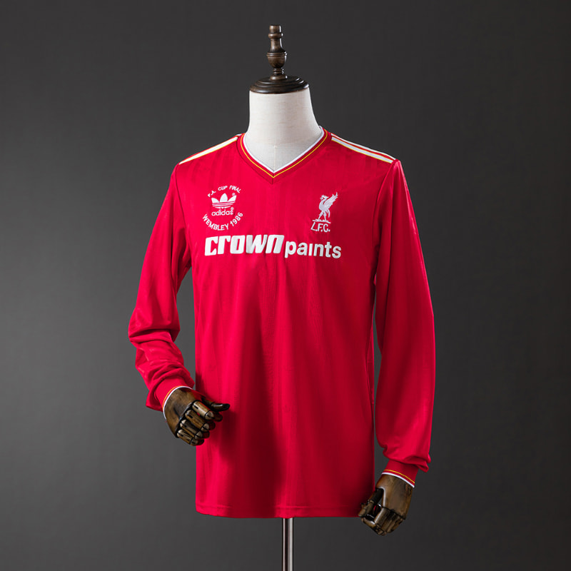 Liverpool 86-87 manga larga imagen 3