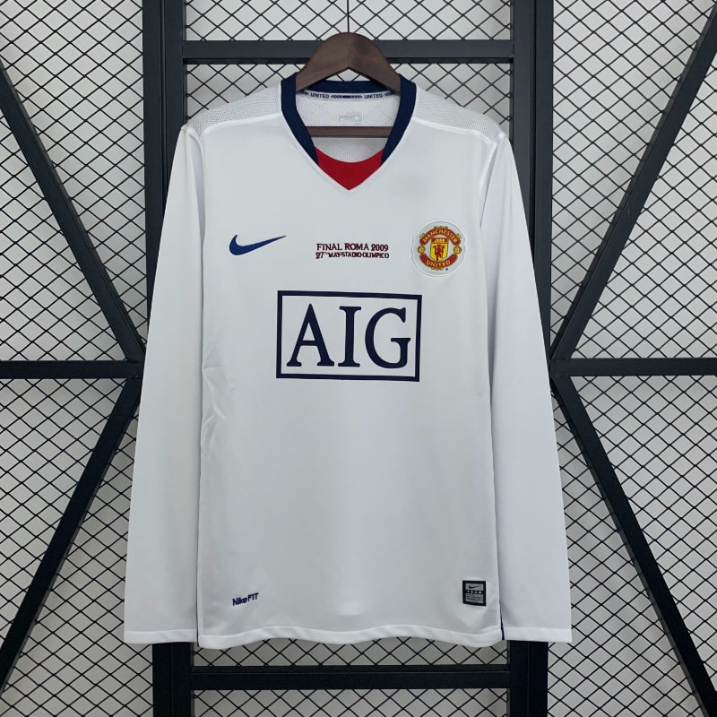 Manchester United 08-09 manga larga