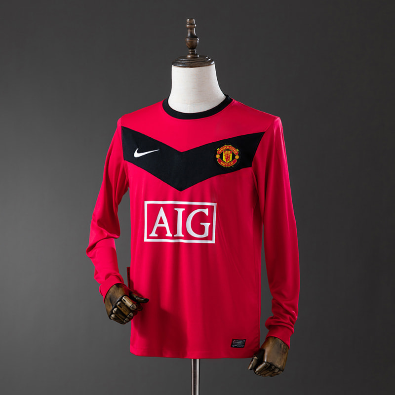 Manchester United 2010 manga larga