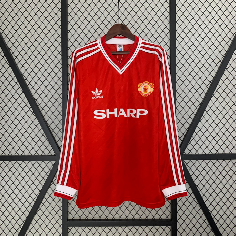 Manchester United 86-88 manga larga