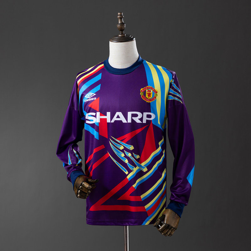 Manchester United 92-94 manga larga imagen 3