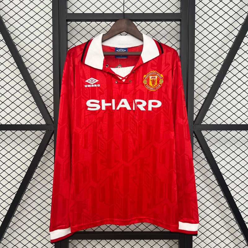 Manchester United 92-94 manga larga
