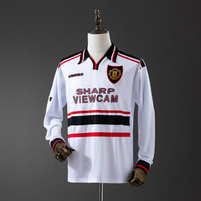 Manchester United 98-99 -2 manga larga imagen 3