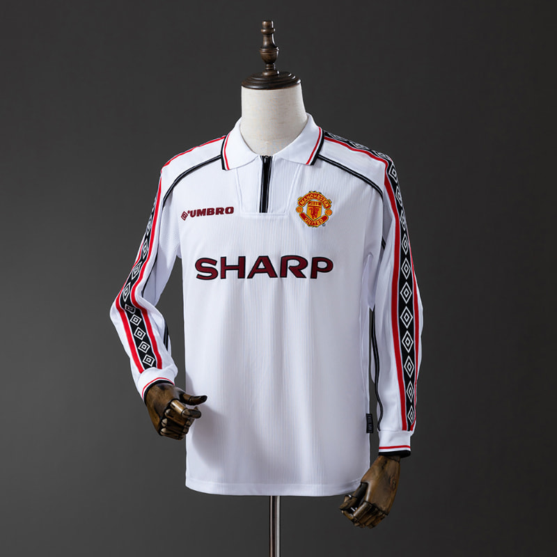 Manchester United 98-99 -2 manga larga imagen 7
