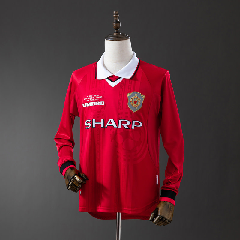 Manchester United 99-00 manga larga imagen 2