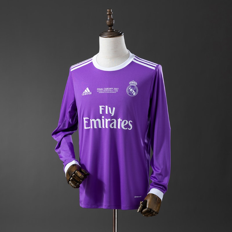 Real Madrid 2017 manga larga