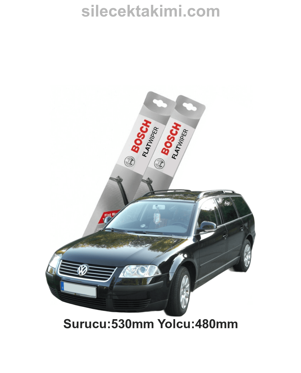 Volkswagen Passat Variant 2004 Silecek Takımı Ön Bosch Flat Wiper