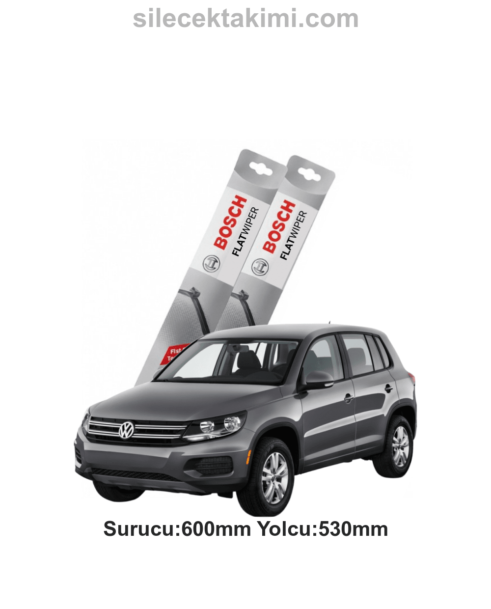 Volkswagen Tiguan 2014 Silecek Takımı Ön Bosch Flat Wiper