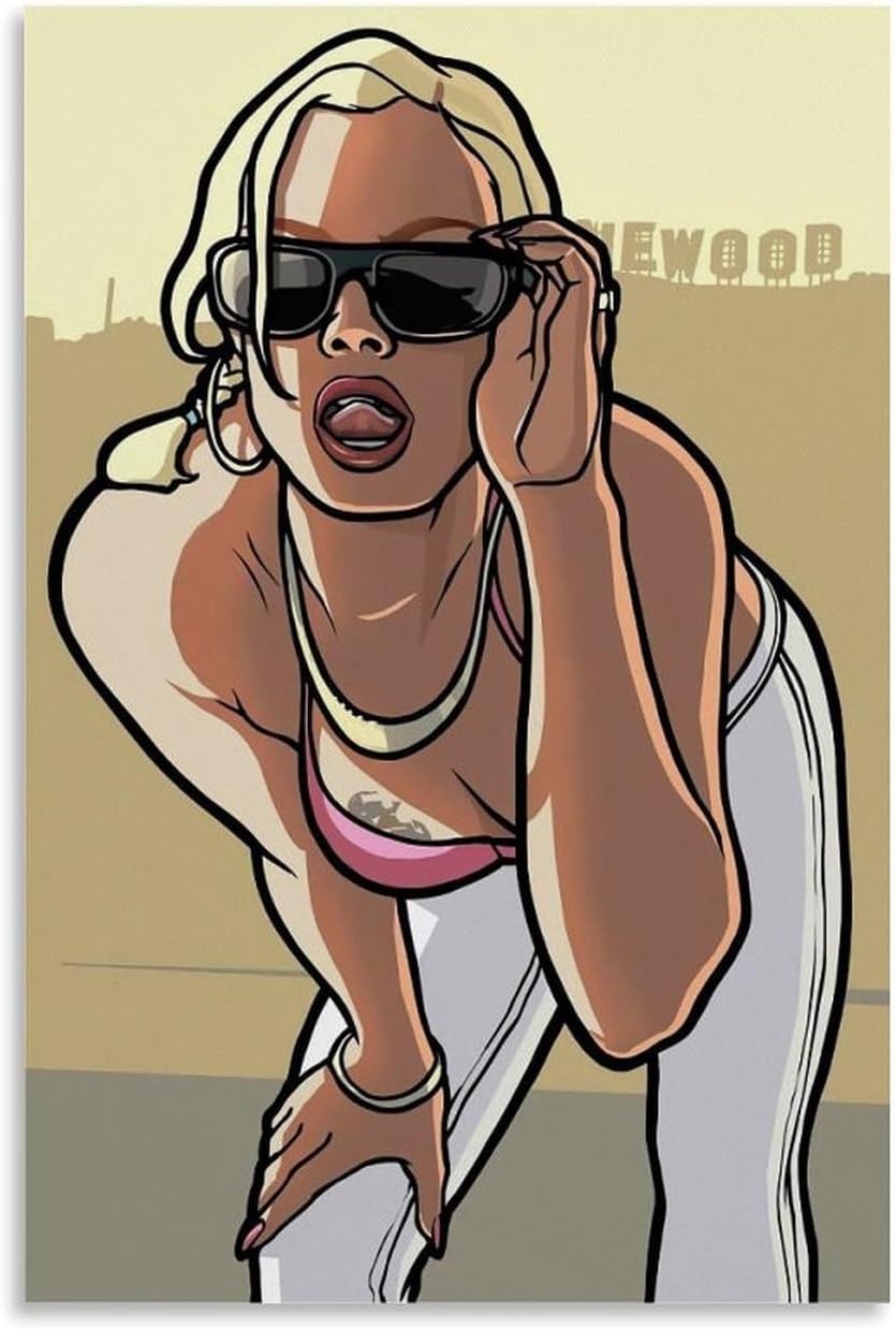 Huerwjrbj Poster Gta San