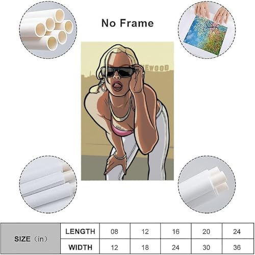 Vue 3 de Huerwjrbj Poster Gta San