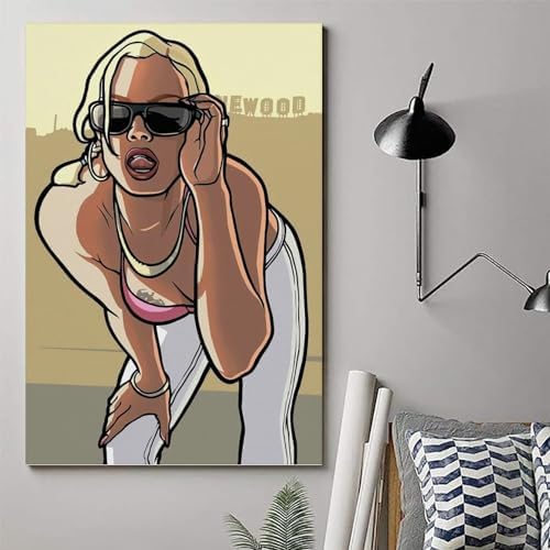 Vue 6 de Huerwjrbj Poster Gta San