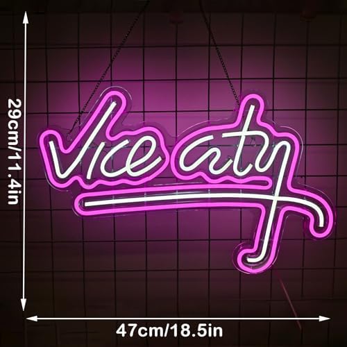 Vue 5 de Vice City Panneau Neon
