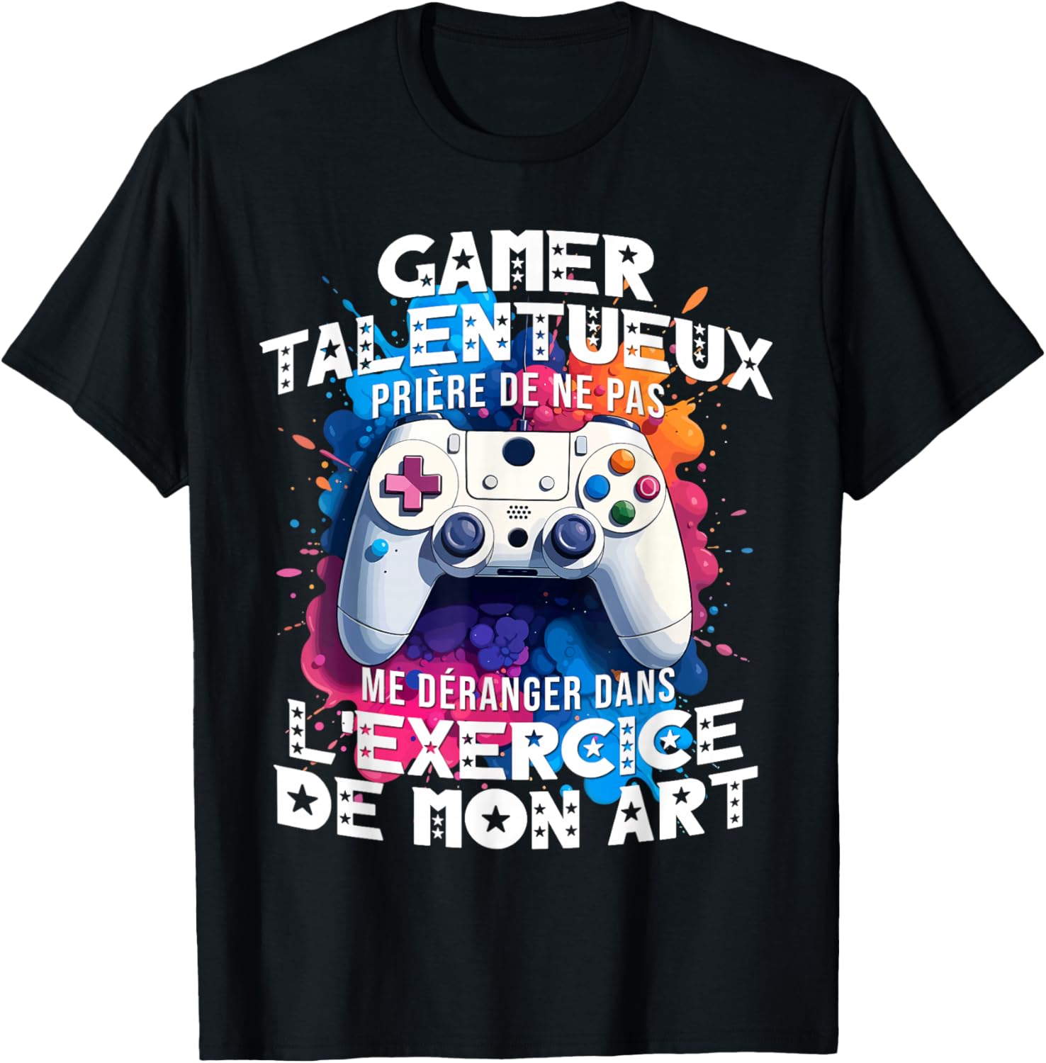 Tshirt Gamer Talentueux Geek