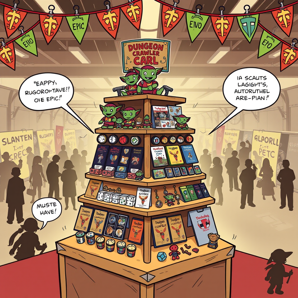 Dungeon Crawler Carl Merch and Fan Creations