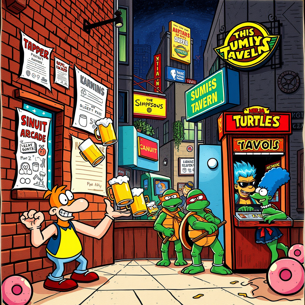 Old Arcade Games and the Legacy of Tapper Arcade Game – Why Teenage Mutant Ninja Turtles Arcade Game Still Matters in the Era of The Simpsons Arcade Game