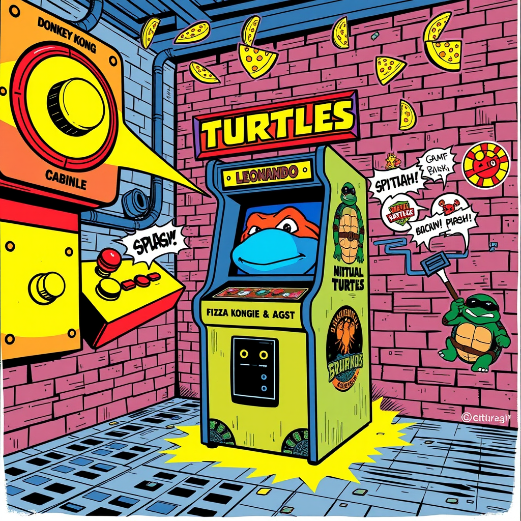 Ninja Turtles Arcade Game and the Legacy of Arcade Game Controller Panel Spinner And Tricker – Why Arcade Game Donkey Kong Jr Still Matters in the Era of Arcade Game Teenage Mutant Ninja Turtles