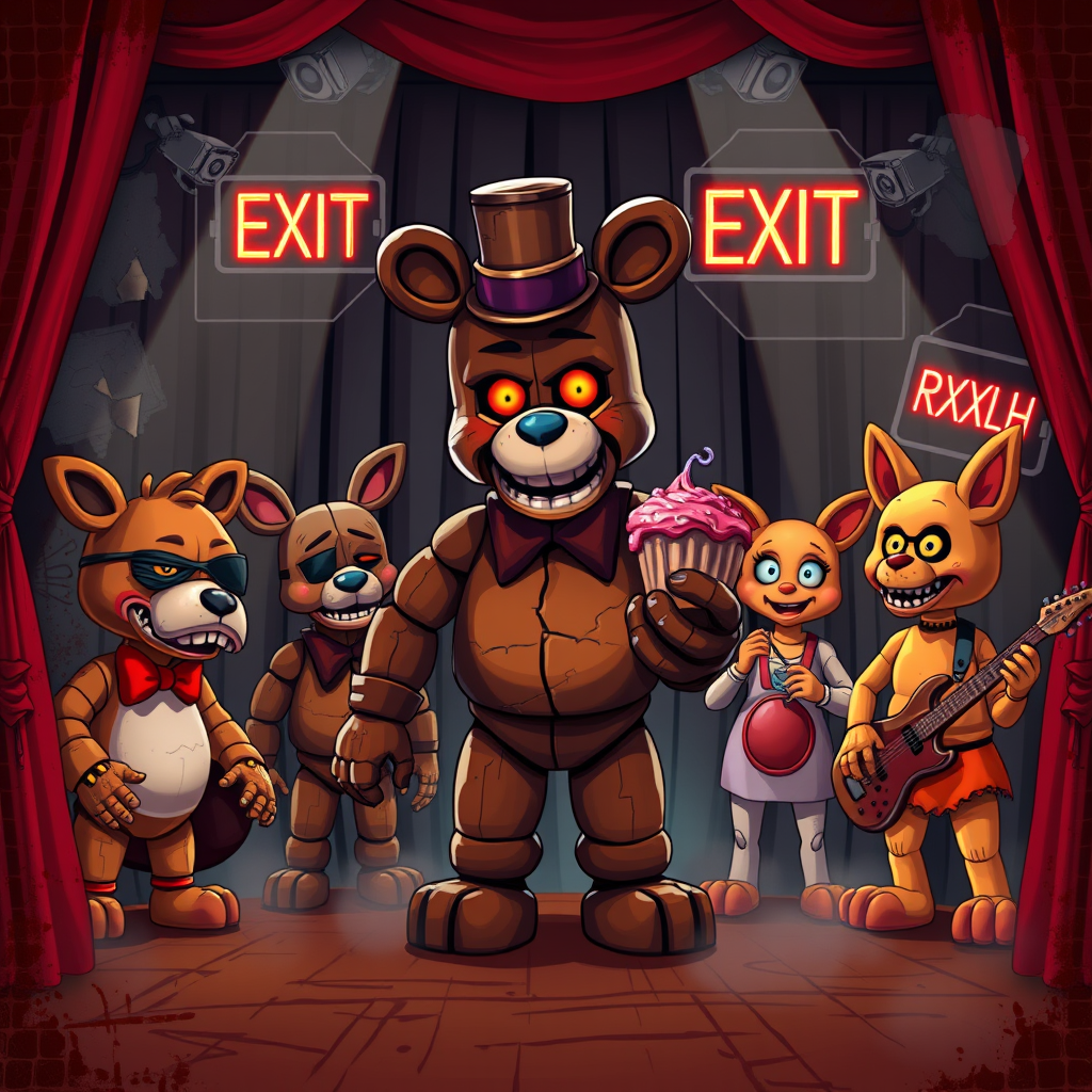 FNAF Pizzeria Simulator Characters Ranked
