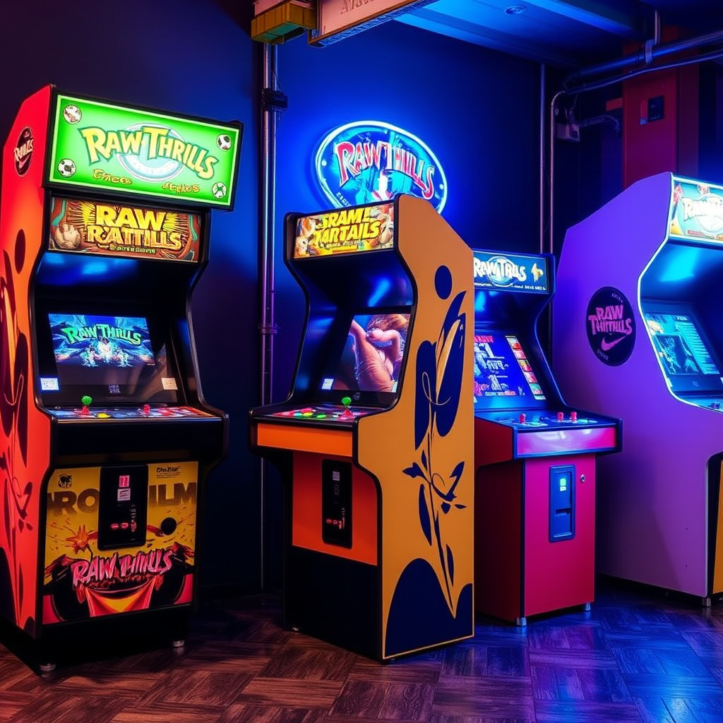 Raw Thrills Arcade Games and the Legacy of Rent Arcade Games – Why Rental Arcade Games Still Matters in the Era of Retro Arcade Game Machine