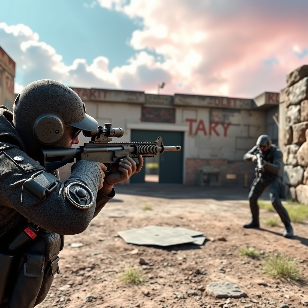 Level Up Fast in Trap shooting games Using Black rock shooter game + Call of duty shooter game