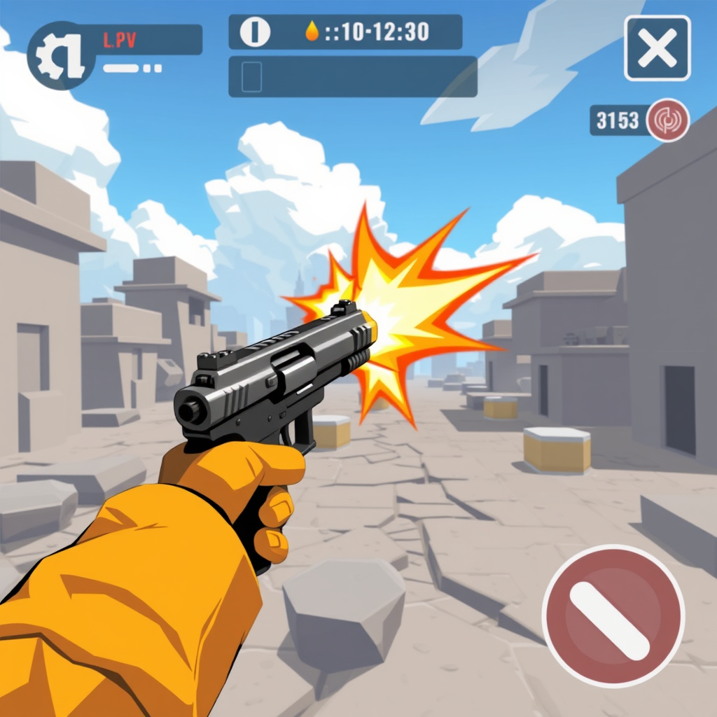 Level Up Fast in Gun shooting game Using Hero shooter game + Jfk shooting game