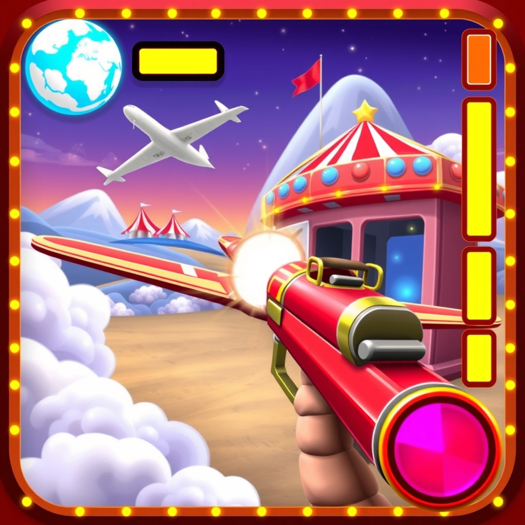 Level Up Fast in Airplane shooting games Using Boomer shooter games + Carnival shooting game