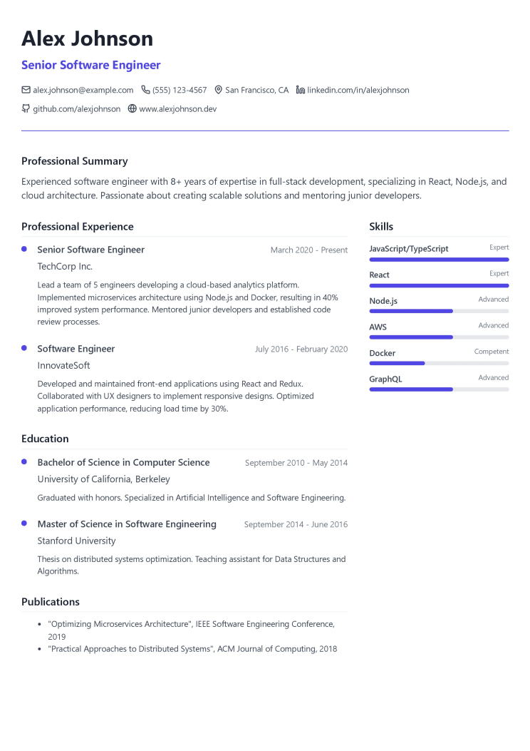 Lumina template preview