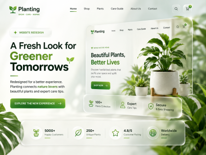 Planting Website Redesign