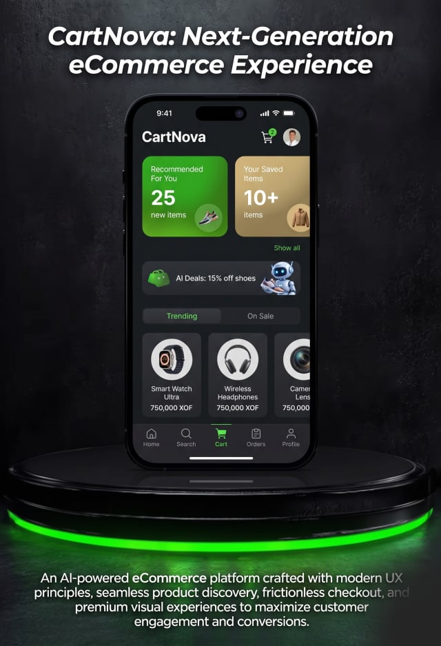 CartNova: Next-Generation eCommerce Experience