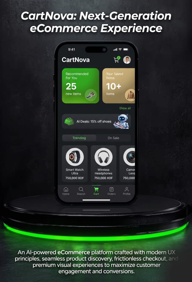 CartNova: Next-Generation eCommerce Experience